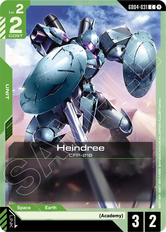 Gundam Card Game Phantom Aria Heindree GD04-031 Common Near Mint