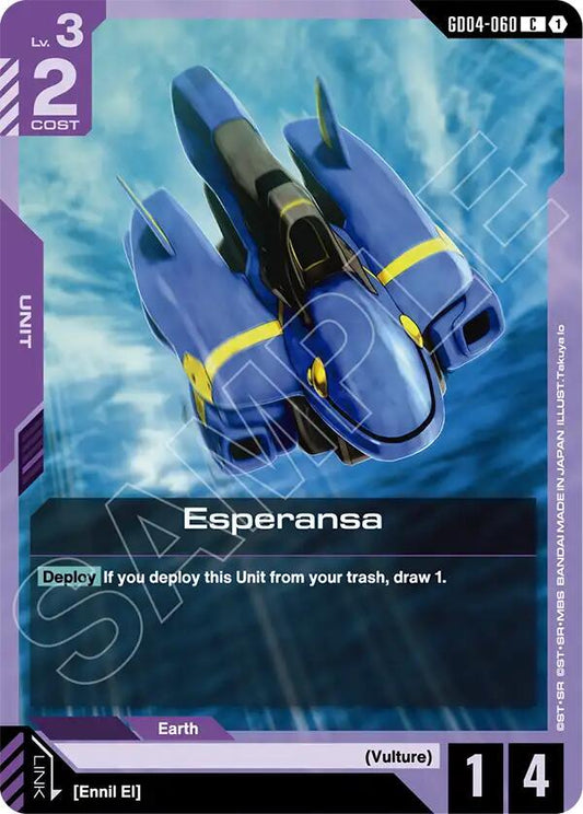 Gundam Card Game Phantom Aria Esperansa GD04-060 Common Near Mint