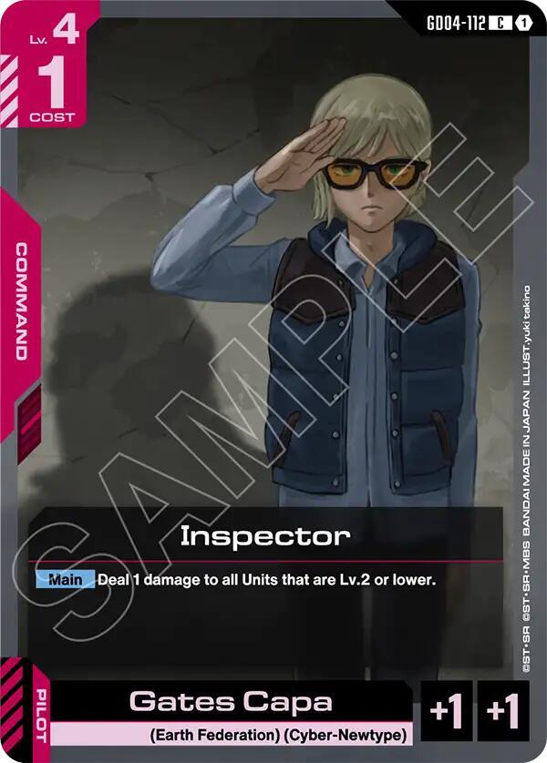 Gundam Card Game Phantom Aria Inspector GD04-112 Common Near Mint