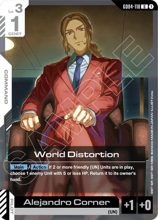 Gundam Card Game Phantom Aria World Distortion GD04-118 Uncommon Near Mint