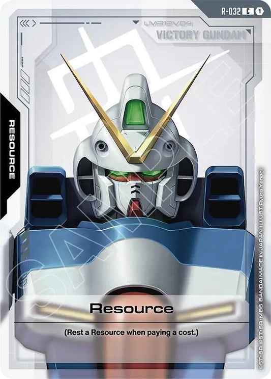 Gundam Card Game Phantom Aria Resource (R-032) R-032 Common Near Mint