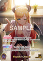 hololive OFFICIAL CARD GAME Enchant Regalia Yuzuki Choco (OUR) hBP05-005 Oshi Ultra Rare Near Mint Foil