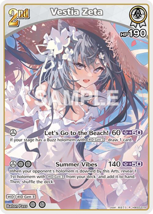 hololive OFFICIAL CARD GAME Enchant Regalia Vestia Zeta (R) hBP05-018 Rare Near Mint Foil
