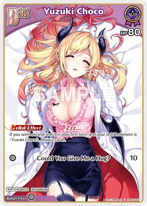 hololive OFFICIAL CARD GAME Enchant Regalia Yuzuki Choco (C) (hBP05-053) hBP05-053 Common Near Mint