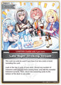 hololive OFFICIAL CARD GAME Enchant Regalia Late-Night Drinking Stream (U) hBP05-078 Uncommon Near Mint