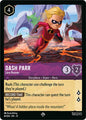 Disney Lorcana Wilds Unknown Dash Parr - Lava Runner 61/204 Super Rare Near Mint Cold Foil
