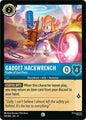 Disney Lorcana Wilds Unknown Gadget Hackwrench - Finder of Lost Parts 147/204 Common Near Mint Cold Foil