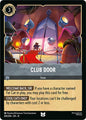 Disney Lorcana Wilds Unknown Club Door 202/204 Uncommon Near Mint