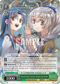 Weiss Schwarz Fujimi Fantasia Bunko Vol.2 Peaceful Days Forever, Kaname & Teletha Ffp/W120-E038 RR Double Rare Near Mint