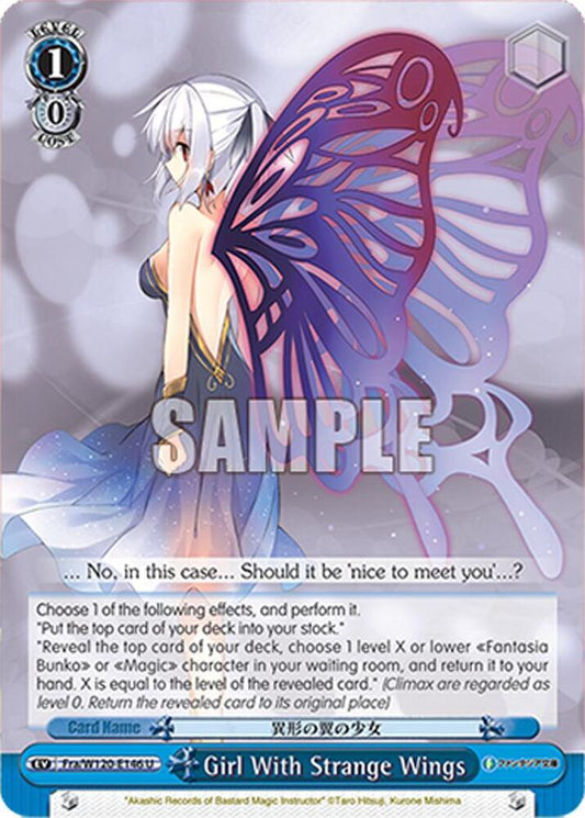 Weiss Schwarz Fujimi Fantasia Bunko Vol.2 Girl With Strange Wings Fra/W120-E146 U Uncommon Near Mint