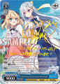 Weiss Schwarz Fujimi Fantasia Bunko Vol.2 Reincarnated Princess and Genius Young Lady, Anisphia & Euphyllia (SP) (A) Ftt/W120-E115SPa SP Special Rare Near Mint
