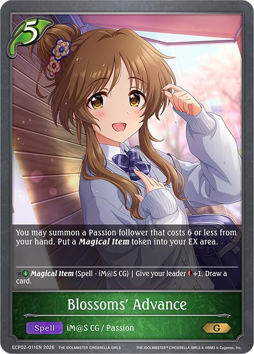 Shadowverse: Evolve ECP02: THE IDOLM@STER CINDERELLA GIRLS Blossoms' Advance ECP02-011EN Gold Near Mint