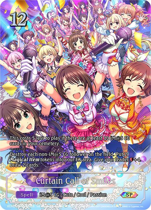 Shadowverse: Evolve ECP02: THE IDOLM@STER CINDERELLA GIRLS Curtain Call of Smiles (SP) ECP02-SP13EN Special Near Mint