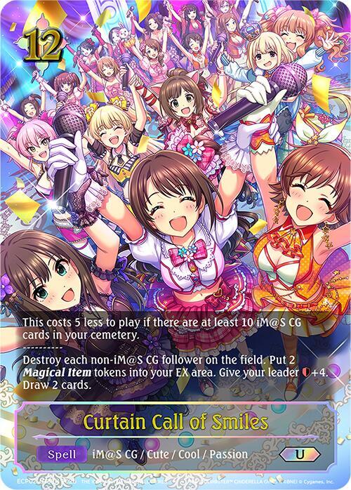 Shadowverse: Evolve ECP02: THE IDOLM@STER CINDERELLA GIRLS Curtain Call of Smiles (U) ECP02-U13EN Ultimate Near Mint