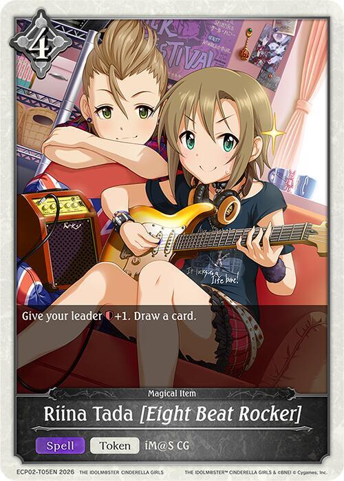 Shadowverse: Evolve ECP02: THE IDOLM@STER CINDERELLA GIRLS Riina Tada [Eight Beat Rocker] ECP02-T05EN None Near Mint