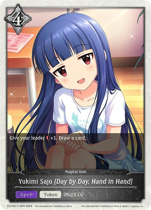 Shadowverse: Evolve ECP02: THE IDOLM@STER CINDERELLA GIRLS Yukimi Sajo [Day by Day, Hand in Hand] ECP02-T14EN None Near Mint