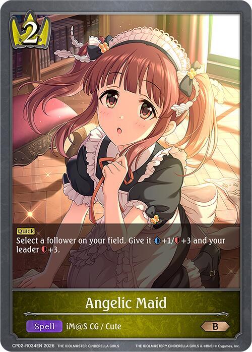 Shadowverse: Evolve ECP02: THE IDOLM@STER CINDERELLA GIRLS Angelic Maid (Reprint) CP02-R034EN Bronze Near Mint