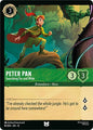 Disney Lorcana Wilds Unknown Peter Pan - Searching Far and Wide (Foil) 81/204 Uncommon Near Mint Cold Foil