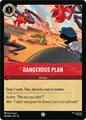 Disney Lorcana Wilds Unknown Dangerous Plan 133/204 Common Near Mint Cold Foil