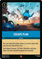 Disney Lorcana Wilds Unknown Escape Plan 164/204 Rare Near Mint Cold Foil