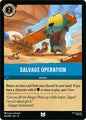 Disney Lorcana Wilds Unknown Salvage Operation 165/204 Uncommon Near Mint Cold Foil
