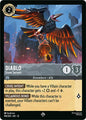 Disney Lorcana Wilds Unknown Diablo - Stone Servant 196/204 Super Rare Near Mint Cold Foil