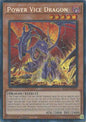 YuGiOh Blazing Dominion Power Vice Dragon BLZD-EN002 Secret Rare Near Mint 1st Edition