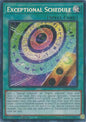 YuGiOh Blazing Dominion Exceptional Schedule BLZD-EN054 Secret Rare Near Mint 1st Edition