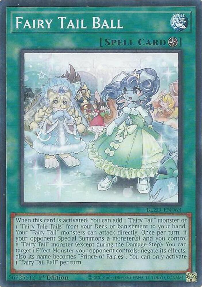 YuGiOh Blazing Dominion Fairy Tail Ball BLZD-EN063 Common Near Mint 1st Edition