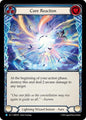 Flesh and Blood TCG Omens of the Third Age Core Reaction (Blue) #OMN105 Rare Near Mint
