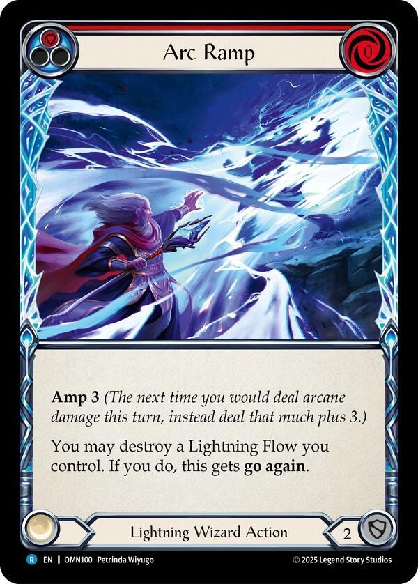 Flesh and Blood TCG Omens of the Third Age Arc Ramp (Red) #OMN100 Rare Near Mint