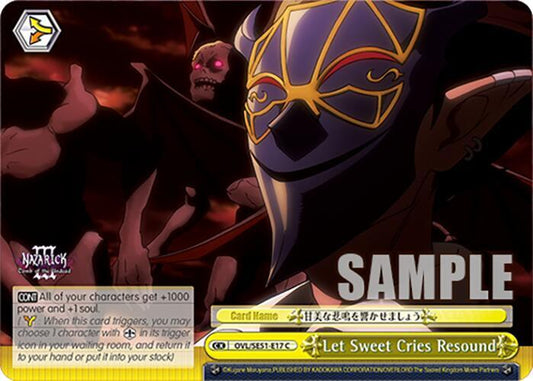 Weiss Schwarz Nazarick: Tomb of the Undead Vol.3 Extra Booster Let Sweet Cries Resound OVL/SE51-E17 C\\ C Near Mint