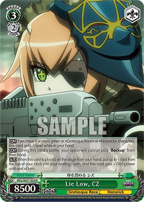 Weiss Schwarz Nazarick: Tomb of the Undead Vol.3 Extra Booster Lie Low, CZ OVL/SE51-E24 R\\ R Near Mint