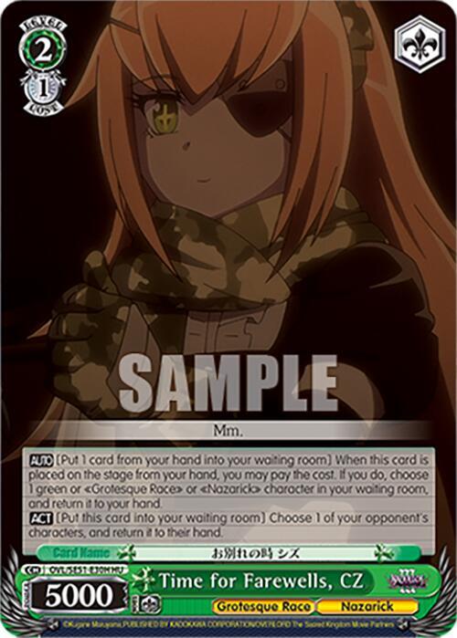Weiss Schwarz Nazarick: Tomb of the Undead Vol.3 Extra Booster Time for Farewells, CZ (HU) OVL/SE51-E30H HU\\ HU Near Mint