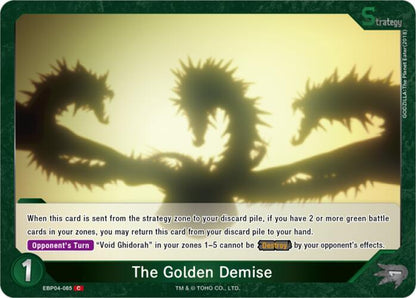 Godzilla Card Game Booster Set 4: Endless Wars The Golden Demise (EBP04-085) EBP04-085 C Near Mint