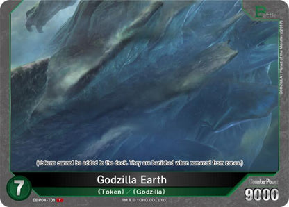 Godzilla Card Game Booster Set 4: Endless Wars Godzilla Earth (EBP04-T01) EBP04-T01 T Near Mint