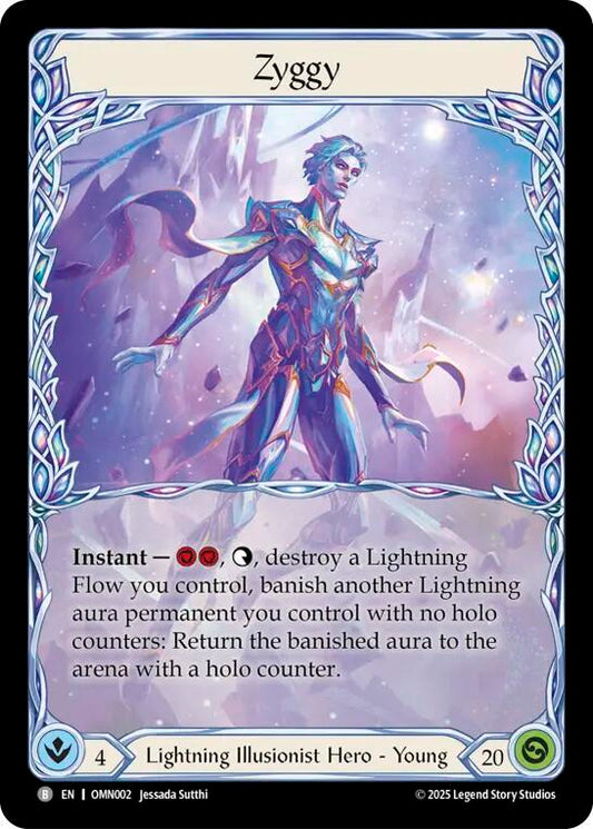 Flesh and Blood TCG Omens of the Third Age Zyggy Starlight #OMN001 Basic Near Mint