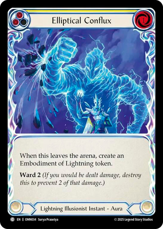 Flesh and Blood TCG Omens of the Third Age Elliptical Conflux #OMN034 Common Near Mint