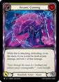 Flesh and Blood TCG Omens of the Third Age Arcanic Cunning (Yellow) #OMN089 Rare Near Mint