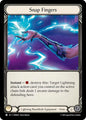 Flesh and Blood TCG Omens of the Third Age Snap Fingers #OMN050 Common Near Mint