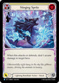 Flesh and Blood TCG Omens of the Third Age Stinging Sprite (Yellow) #OMN057 Rare Near Mint Rainbow Foil