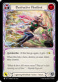 Flesh and Blood TCG Omens of the Third Age Destructive Fleetfoot (Yellow) #OMN063 Common Near Mint