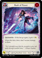 Flesh and Blood TCG Omens of the Third Age Rush Of Power (Yellow) #OMN069 Common Near Mint