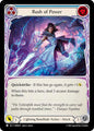 Flesh and Blood TCG Omens of the Third Age Rush Of Power (Blue) #OMN070 Common Near Mint