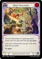 Flesh and Blood TCG Omens of the Third Age Quick Succession (Red) #OMN083 Common Near Mint
