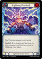 Flesh and Blood TCG Omens of the Third Age Lightning Overload (Yellow) #OMN116 Common Near Mint