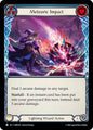 Flesh and Blood TCG Omens of the Third Age Meteoric Impact (Blue) #OMN120 Common Near Mint