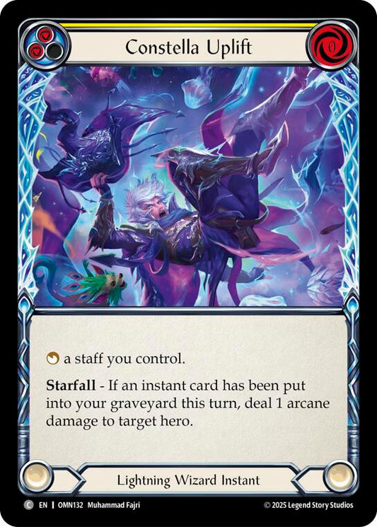 Flesh and Blood TCG Omens of the Third Age Constella Uplift (Yellow) #OMN132 Common Near Mint