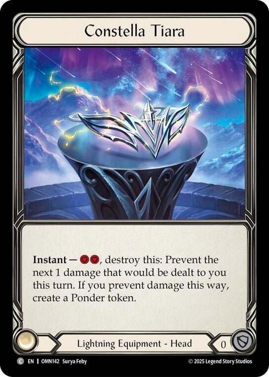 Flesh and Blood TCG Omens of the Third Age Constella Tiara #OMN142 Common Near Mint