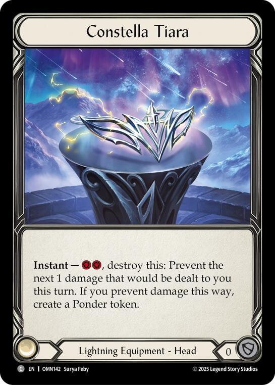 Flesh and Blood TCG Omens of the Third Age Constella Tiara #OMN142 Common Near Mint